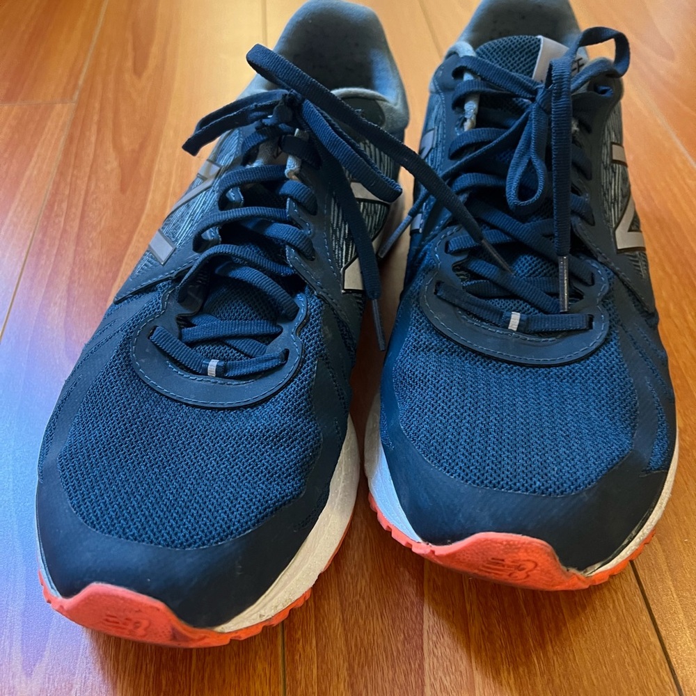 New Balance Vazee Pace MPACEGR2 Width 2E Blue, White & Orange Running Shoes